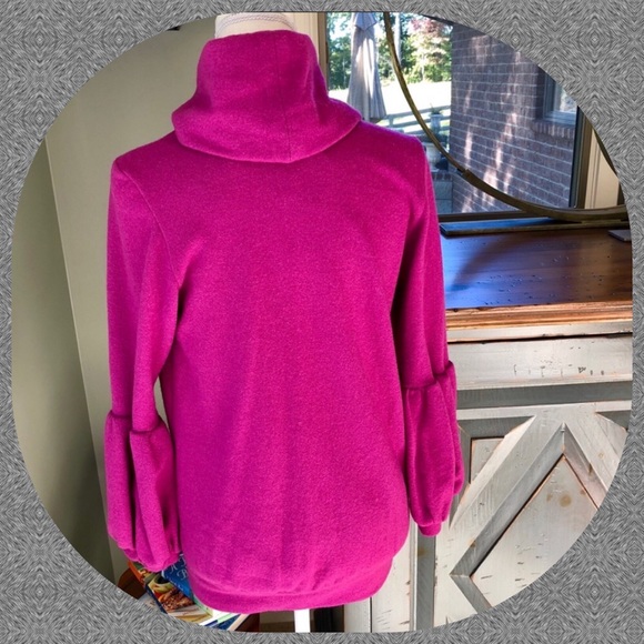 NEW!❗️LAST ONE❗️PUFF SLEEVE TURTLENECK SWEATER - Picture 6 of 6